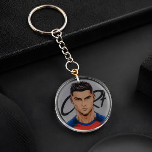 Custom Football Star CR7 Acrylic Keychain